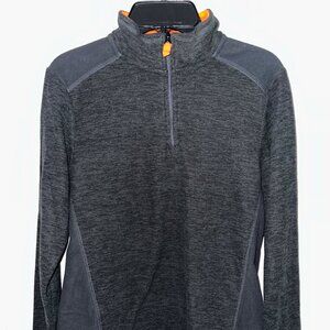 1/4 zip mock neck fleece, size L 12/14
